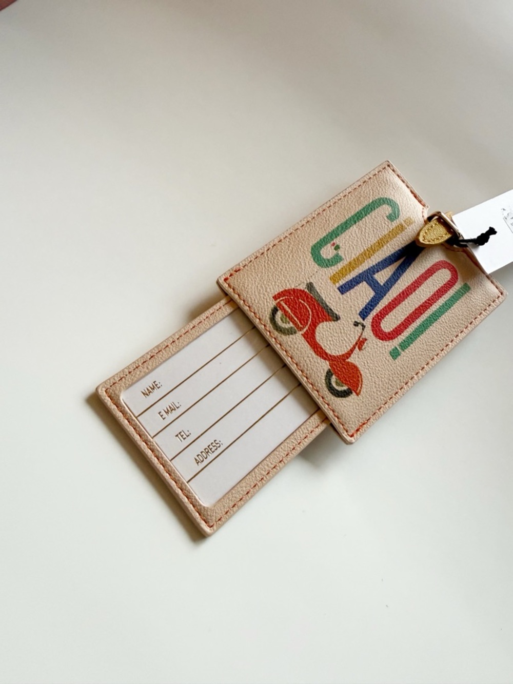 NWT Anthropologie Ciao Luggage Tag - Picture 3 of 3